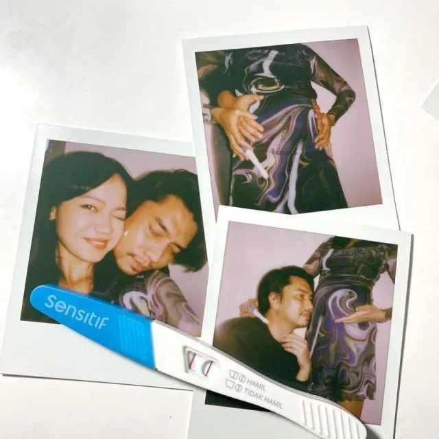8 Potret Stylish Fathia Izzati Saat Hamil. Tetap Aktif Manggung dengan Baby Bump 9 Fathia Izzati umumkan kehamilan