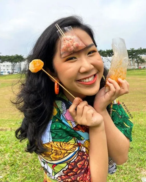 8 Potret Face Painting Tema Makanan ala Nia Ingrid. Unik dan Kreatif! 16 Face painting ala Nia Ingrid