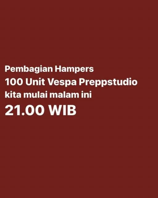 Arief Muhammad Bagi-Bagi Hamper 100 Motor Vespa, Raffi Ahmad Kecipratan 3 bagi vespa arief muhammad