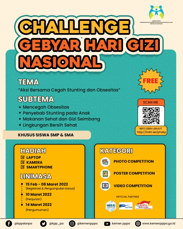 Masuk Kampus x KEMENPPPA : Peringatan Hari Gizi Nasional Demi Pola Hidup Sehat Remaja Melalui Gizi Seimbang 6