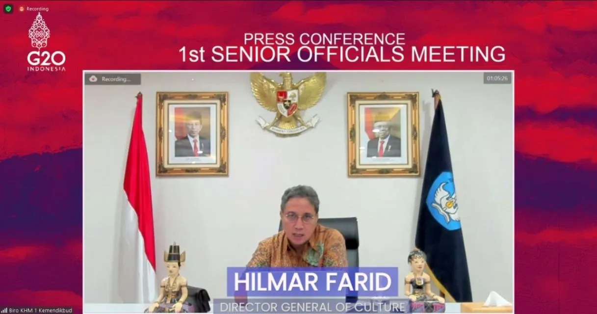 Pimpin Pertemuan G20 Bidang Kebudayaan, Kemendikbudristek Tawarkan Jalan Kebudayaan untuk Hidup yang Berkelanjutan 3 hilman farid g20