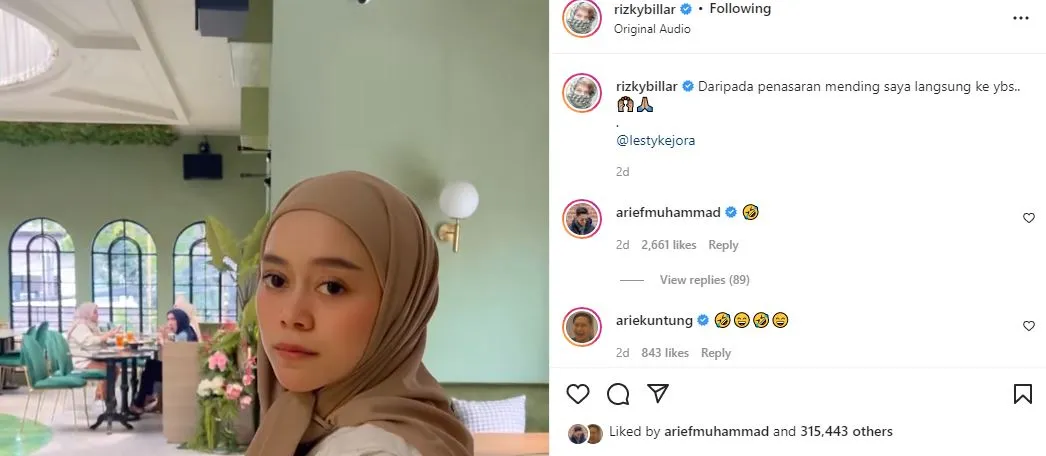 Lesti Kejora Akui Bingung Tanggapi Viralnya Meme 'Tanggapan Lesti' di Media Sosial 4 Tanggapan Lesti terkait meme viral