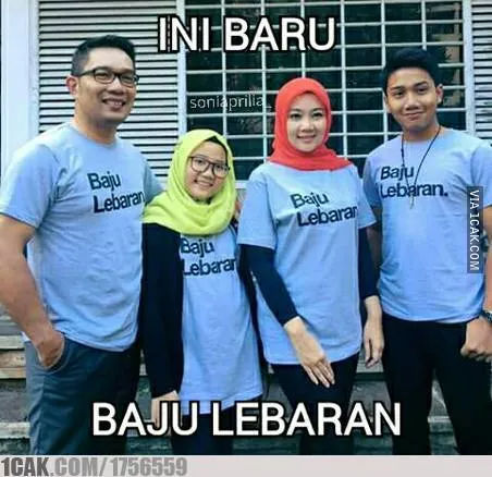 Potret Model Baju Lebaran Nyeleneh. Pokoknya yang Penting Beda! 15 Baju lebaran