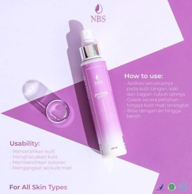 Rekomendasi Body Peeling Spray Terbaik. Ampuh Angkat Sel Kulit Mati dalam Sekejap 12 Body Peeling Spray