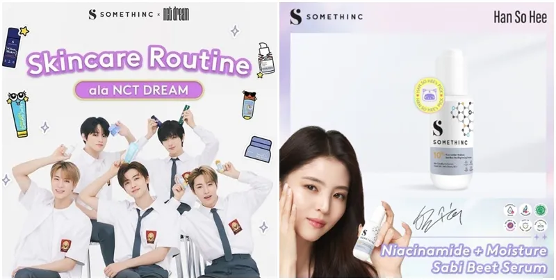 Brand Kecantikan Lokal yang Gandeng Artis Korea Selatan Jadi Brand Ambassador 8 NCT Dream dan Han So Hee x Somethinc