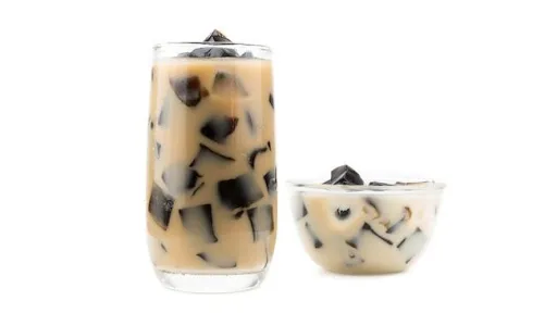 Resep Es Cincau Susu Enak dan Mudah 2 resep es cincau susu