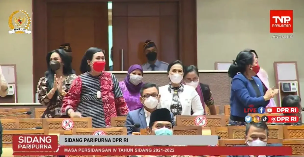 RUU TPKS Resmi Disahkan DPR Jadi Undang-Undang 4 RUU TPKS telah disahkan