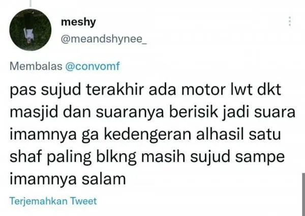 10 Cerita Kocak Warganet Salat Tarawih ini Bikin Ngakak Sekaligus Malu 12 cerita taraweh