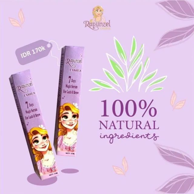 5 Rekomendasi Serum Bulu Mata Agar Lebih Lentik dan Bervolume 10 Lash and Brow Rapunzel Serum
