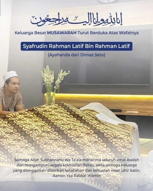 Ayah Dimas Seto Meninggal Dunia, Dimakamkan di TPU Tanah Kusir Hari Ini 3