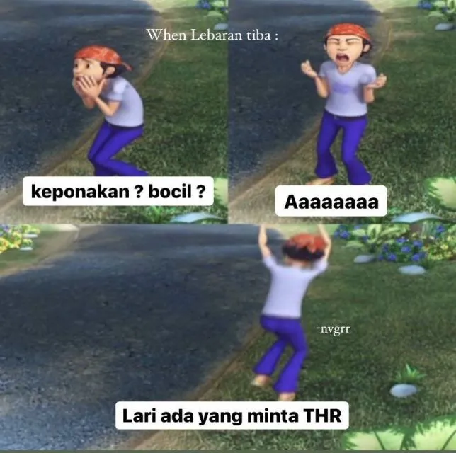 11 Meme Dapat THR Lebaran 2022 yang Ngenes tapi Bikin Ngakak 21
