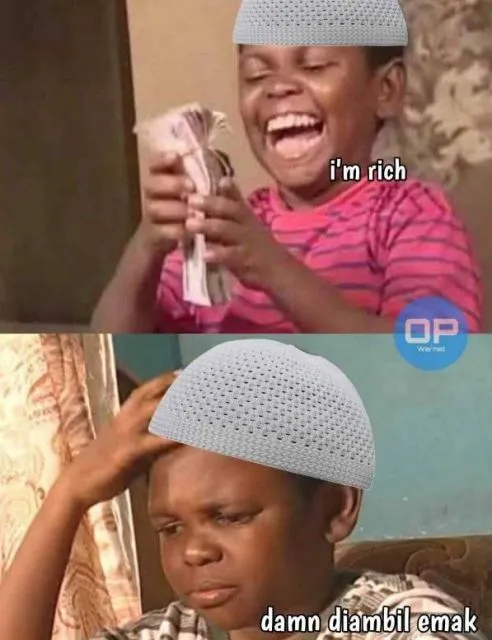 11 Meme Dapat THR Lebaran 2022 yang Ngenes tapi Bikin Ngakak 13