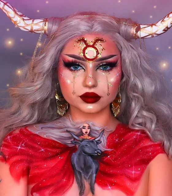 8 Potret Face Painting dengan Ilusi yang Super Unik ala Sarina Nexie 16 face painting Sarina Nexie