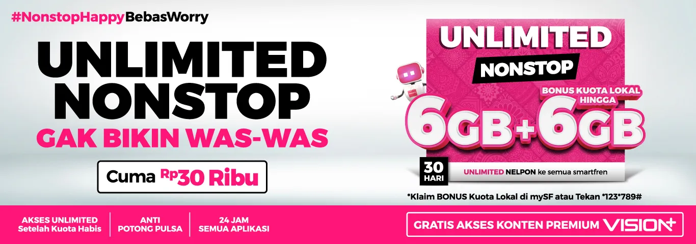 Bebas Internetan Bahkan Setelah Kuota Habis dengan smartfren Unlimited Nonstop 2