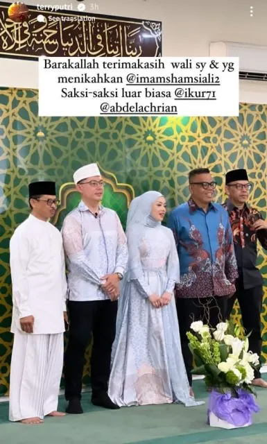 10 Tahun Menjanda, Terry Putri Akhirnya Menikah dengan Derly Darmawan 4