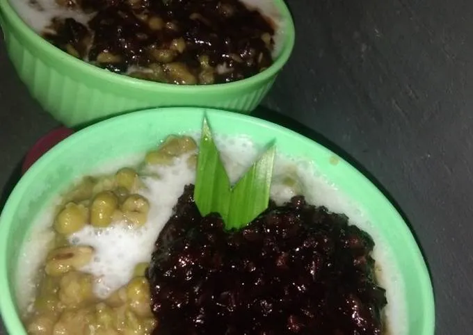 Resep Bubur Kacang Hijau & Ketan Hitam Mudah dan Praktis 2 bubur kacang hijau & ketan hitam