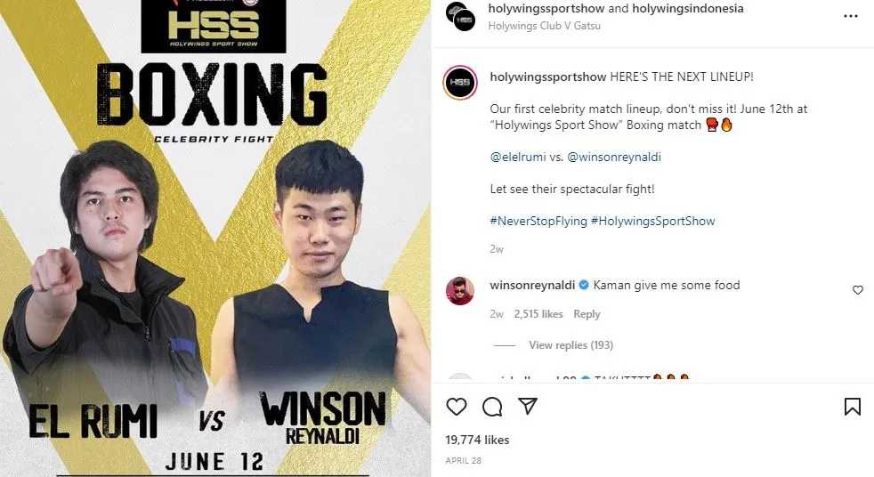 Awal Mula El Rumi Siap Duel Tinju Lawan Winson Reynaldi, Tak Terima Orang Tua Dihina 4 El Rumi vs Winson Reynaldi