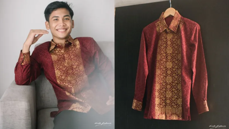 Detail Lamaran Bintang Emon dan Alca Octavia. Kompak Pakai Busana Nuansa Merah Marun 10 detail lamaran bintang emon dan alca octaviani