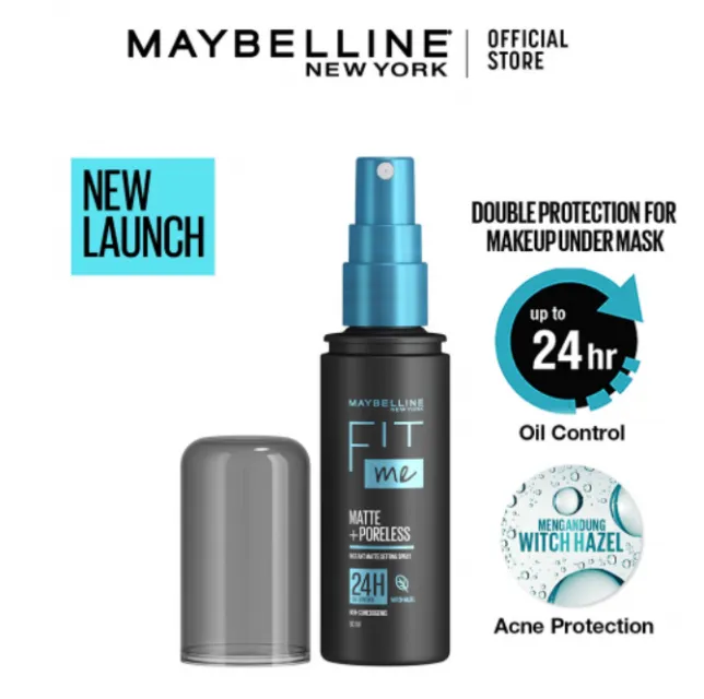 Rekomendasi Setting Spray yang Bisa Jaga Ketahanan Makeup Seharian 13 Maybelline setting spray