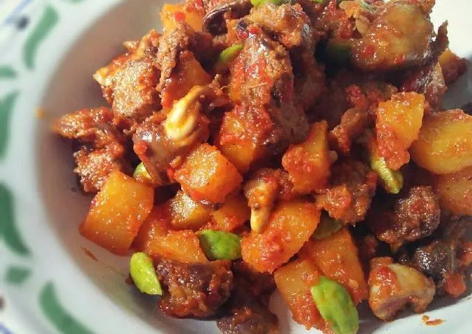 Resep Sambel Ati Ampela ala Jawa Timur 2 sambel ati ampela