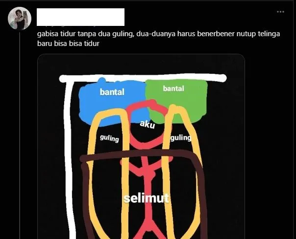7 Tipe Orang Berdasarkan Cara Menggunakan Bantal dan Guling saat Tidur 8 Tipe Orang Tidur