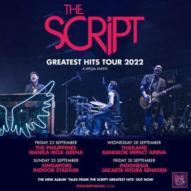Tiket Ludes Terjual, The Script Resmi Tambah Jadwal Konser di Jakarta 3 The Script tambah jadwal konser di Jakarta jadi dua hari