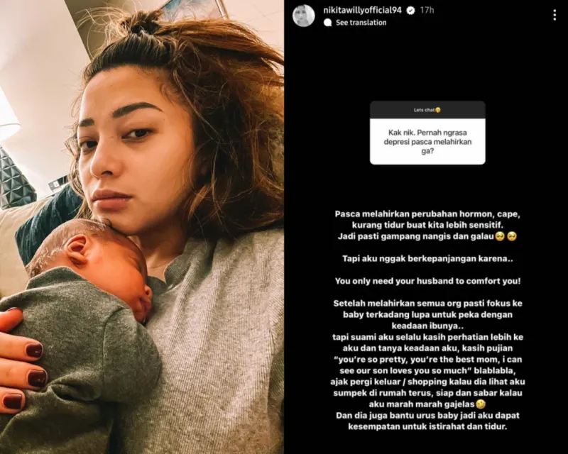 Nikita Willy Sempat Depresi Pasca Melahirkan, Sikap sang Suami Bikin Takjub 4