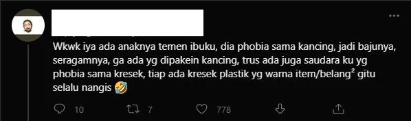 10 Fobia Paling Absurd yang Diungkap Warganet. Agak Mustahil, tapi Ada~ 17 Fobia Kresek