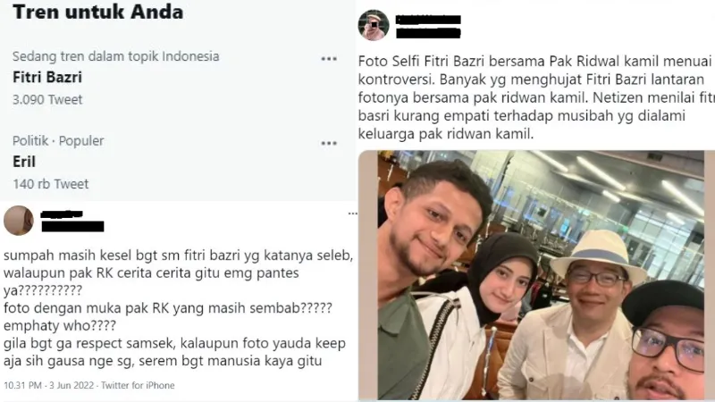 Ajak Ridwan Kamil Selfie saat Beduka, Selebgram Fitri Bazri Banjir Kritikan 5 Fitri bazri