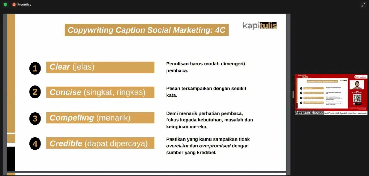 Hipwee Masterclass X Prudential: Belajar Copywriting Buat Jualan, Biar Makin Cuan! 6 Hipwee x prudential