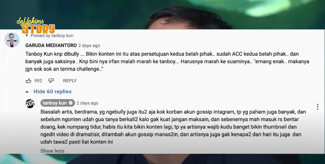 Irfan Hakim Marah Disebut Drama Saat Dilarikan ke RS, Tanboy Kun Minta Maaf 5