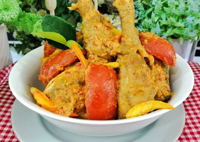 Cara Memasak Ayam Kampung Bumbu Rujak yang Menggugah Selera 2 ayam kampung bumbu rujak