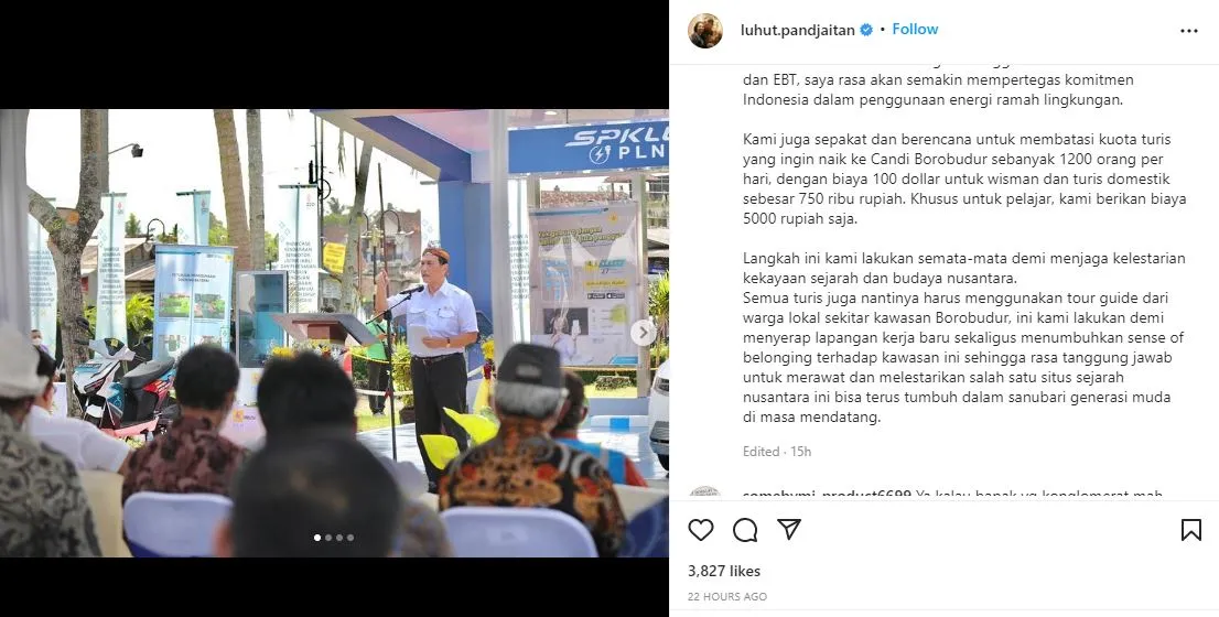 Tarif Masuk Borobudur Akan Naik Jadi Rp750 Ribu untuk Wisatawan Domestik 4 harga tiket borobudur naik