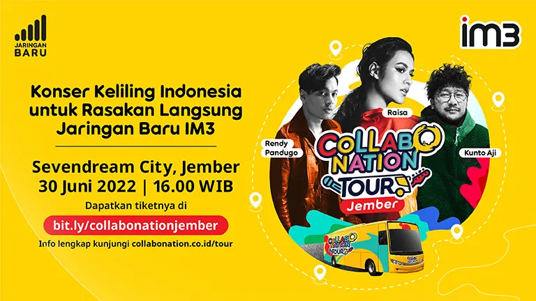 IM3 Gelar Konser Musik Collabonation Tour, Akan Sambangi 50 Kota 3
