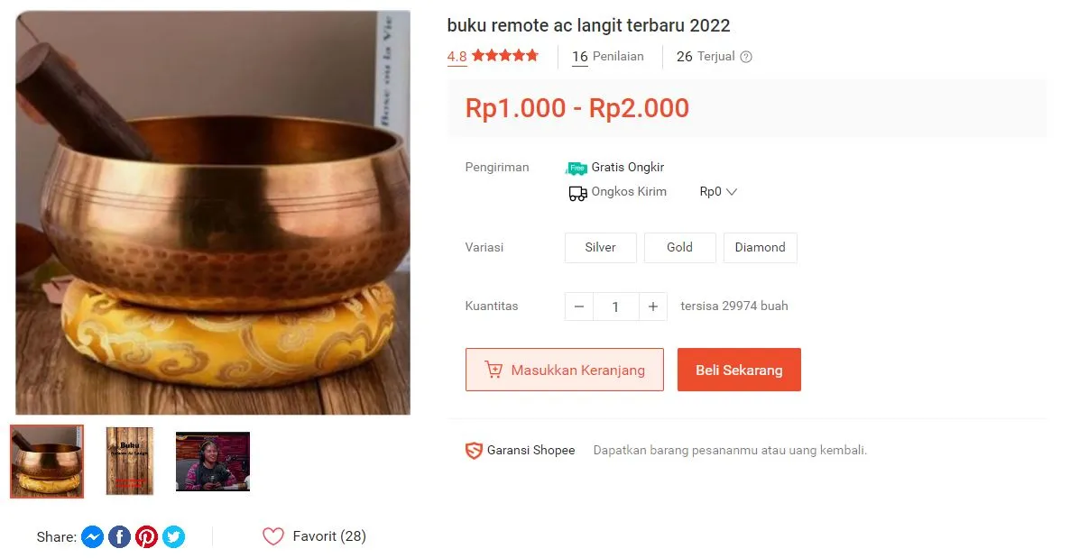 7 Barang Absurd dan Kocak yang Dijual di Online Shop, kok Ada Aja yang Beli~ 9 barang absurd yang dijual di online shop