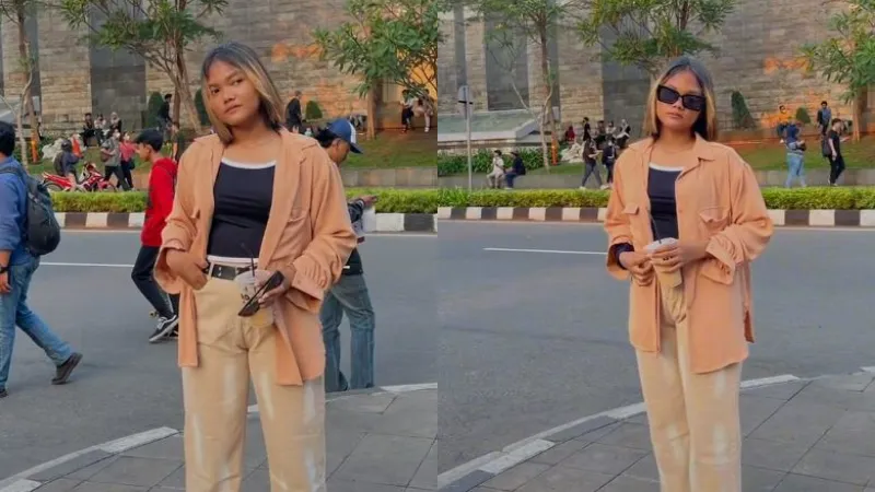 Marion Jola Akhirnya Datangi Kurma Citayam Fashion Week Usai Viral Dibilang Mirip 6 Marion Jola temui Kurma Citayam
