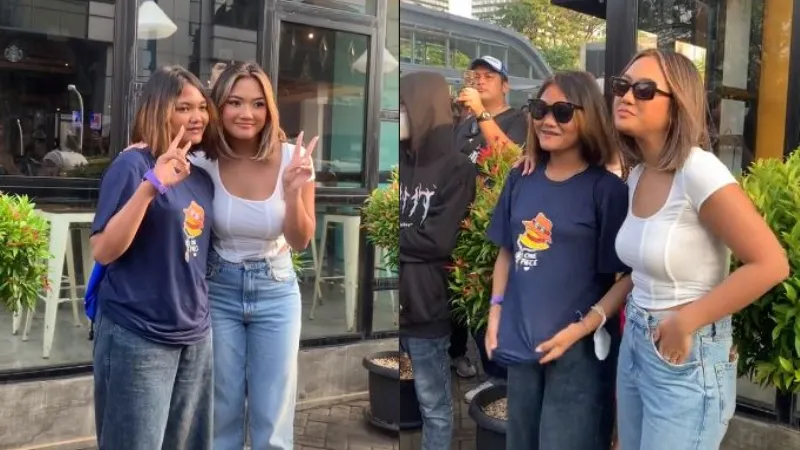 Marion Jola Akhirnya Datangi Kurma Citayam Fashion Week Usai Viral Dibilang Mirip 5 Marion Jola temui Kurma Citayam