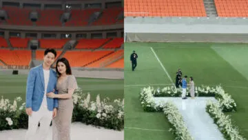 Kevin Sanjaya Lamar Valencia Tanoesoedibjo di Stadion JIS: She Said Yes!