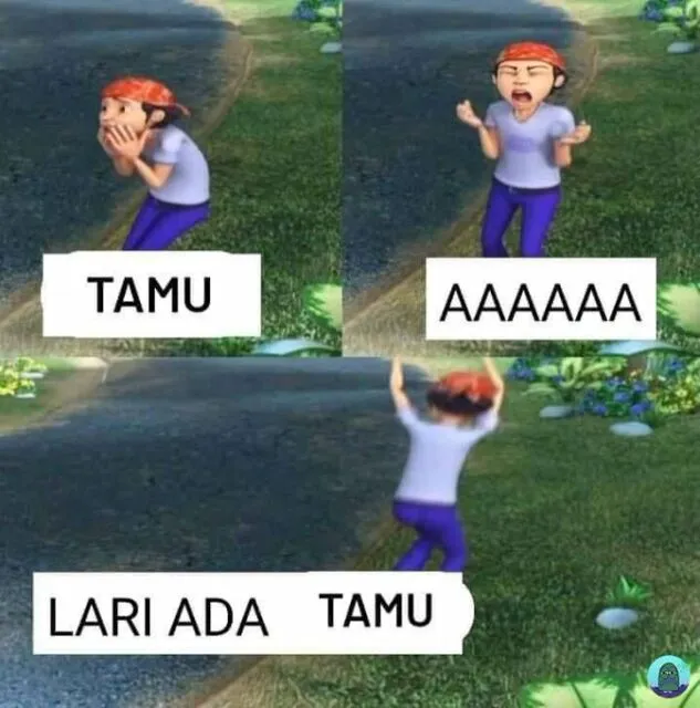 9 Meme Kocak saat Kedatangan Tamu Paling Relate. Mau Heran, tapi Namanya Juga Bertamu~ 10 Meme kedatangan tamu