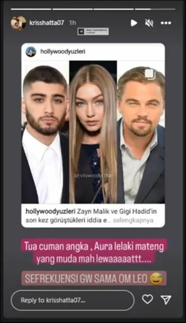Kriss Hatta Akui Pacari Gadis 14 Tahun, KPAI: Contoh Buruk untuk Masyarakat 6 Kriss Hatta merasa sama dengan Leonardo DiCaprio