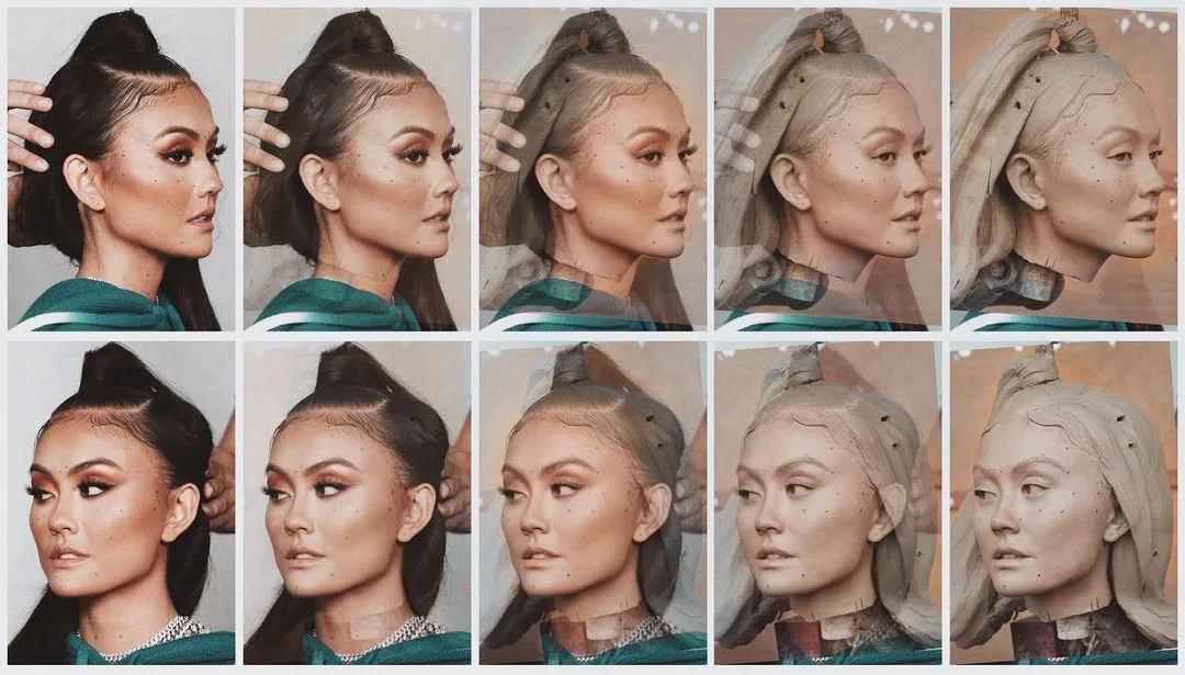 Patung Lilin Agnezmo di Madame Tussauds Singapura Siap Rilis, Begini Persiapan Pengerjaannya 2 Proses pembuatan patung lilin Agnezmo