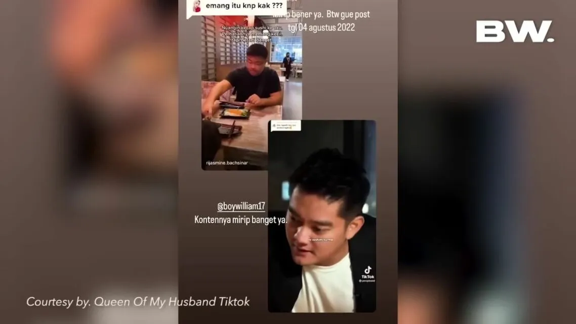 Boy William Dituding Jiplak Konten TikTokers, Akui Ada Kesamaan dan Minta Maaf 4 Rijasmine menuding Boy jiplak kontennya