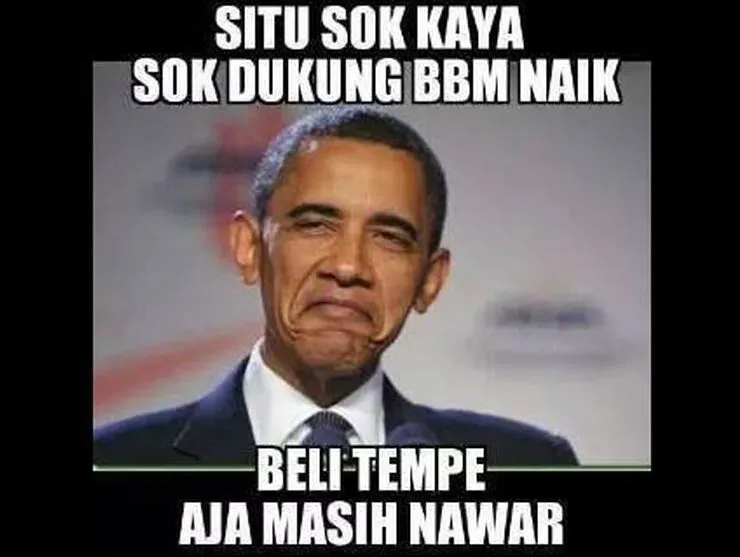 Kumpulan 11 Meme Merespons BBM Naik, Kocak sih tapi kok Bikin Sedih~ 14 Meme BBM naik