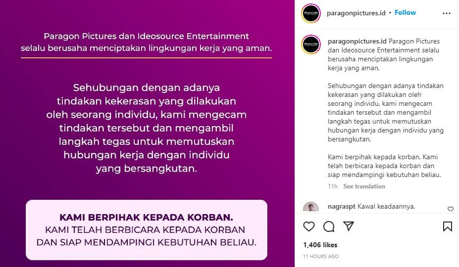 Ernest Prakasa Siap Bongkar Nama Sutradara yang Lakukan Kekerasan pada Kru Perempuan 2 Ernest uangkap sutradara