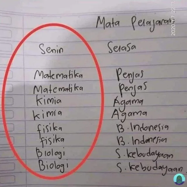Mengenang Momen Betapa Menggembirakan Melihat Jadwal Pelajaran Sekolah Tanpa Matematika 2