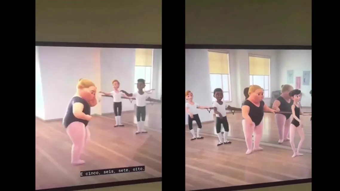 Bianca, Karakter Plus Size Pertama Buatan Disney. Ajarkan Penerimaan Diri dan Body Positivity 2 Bianca mengikuti kelas balet