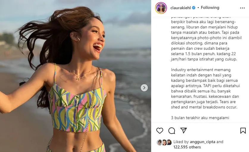 Sering Dianggap Sempurna, Cinta Laura Ungkap Beratnya Jadi Artis Sampai Alami Burnout 4 Cinta Laura sakit