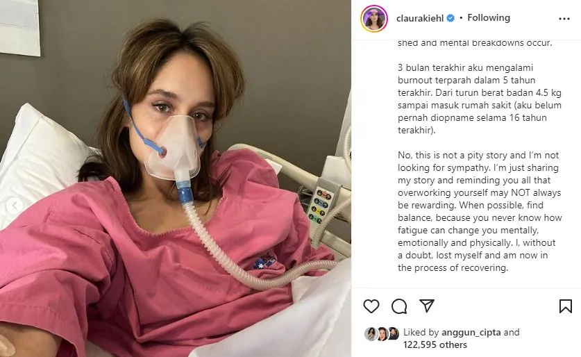Sering Dianggap Sempurna, Cinta Laura Ungkap Beratnya Jadi Artis Sampai Alami Burnout 5 Cinta Laura sakit