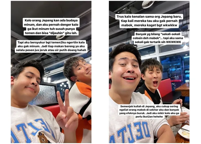 Jerome Polin Lebih Pilih Kehilangan Teman daripada Melanggar Prinsip Hidup 5 Saat ditawari minum dan mabuk