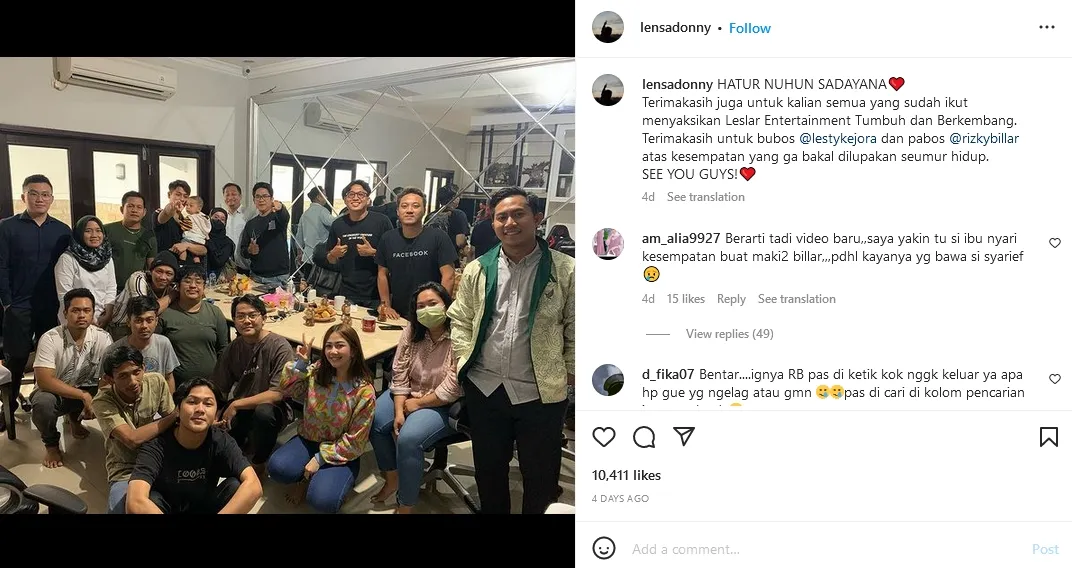 Sejumlah Karyawannya Mengundurkan Diri, Leslar Entertainment Dikabarkan Bubar 6 Sejumlah karyawan Leslar Entertainment resign